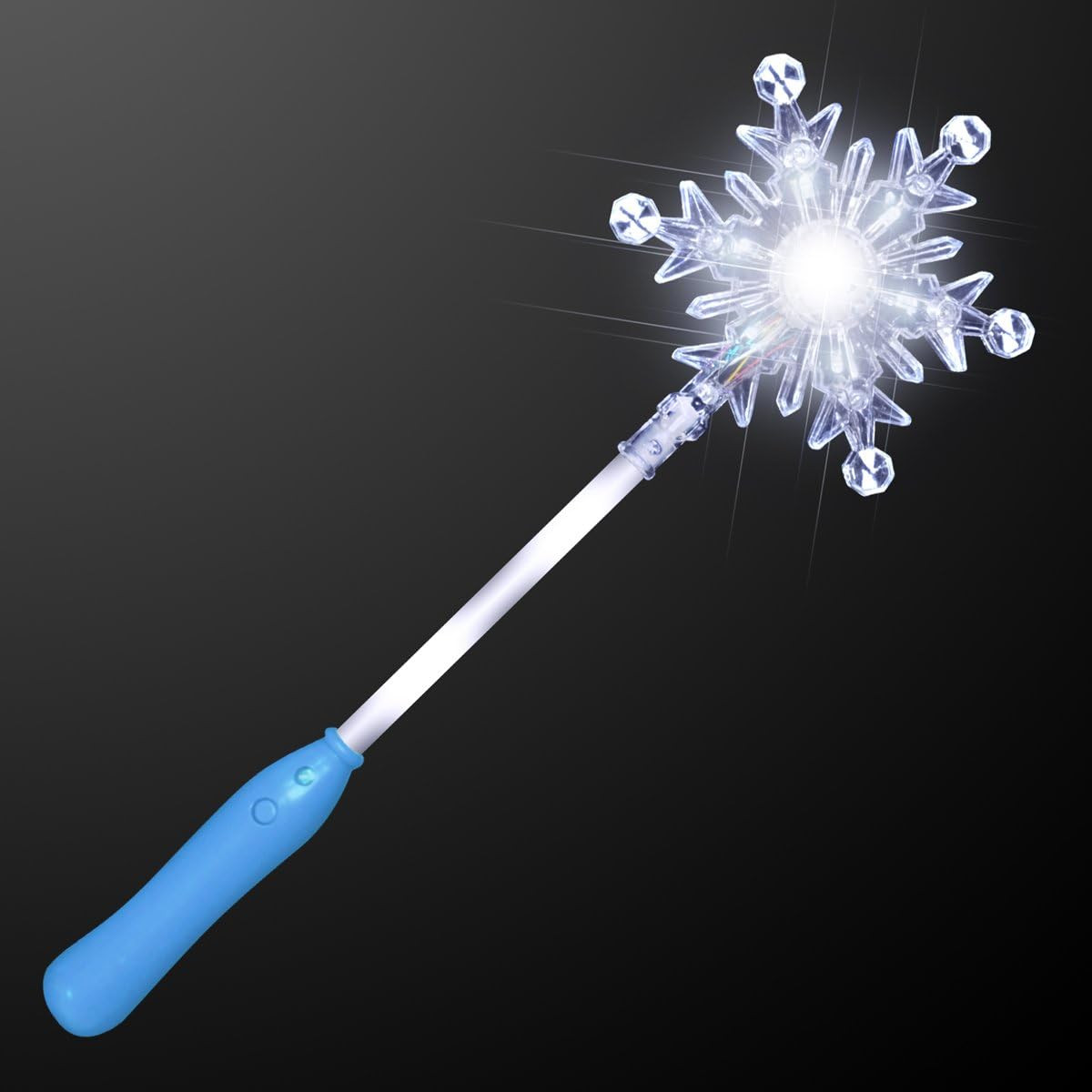 Light-up snowflake wand