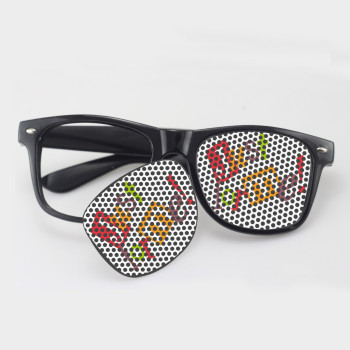 Full Color Solid Frame Cool Lens Promotional Sunglasses